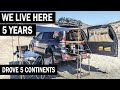 5 YEARS LIVING IN A TOYOTA | TINY HOME TOUR - Land Cruiser Overland Walk Through - Prado camper 4x4