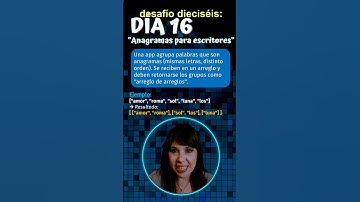 Desafío de programación 16: Agrupar strings que son anagramas