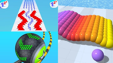 Numbers running vs canvas run vs going ball all satisfying and relaxing games Android IOS games