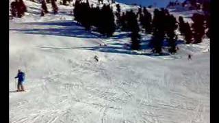 Monoski-Dusche