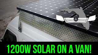 Solar Air Conditioning on a Camper Van!