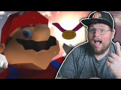 MARIO GOES FOR GOLD! SMG4 Mario Attempts World Records (Reaction)