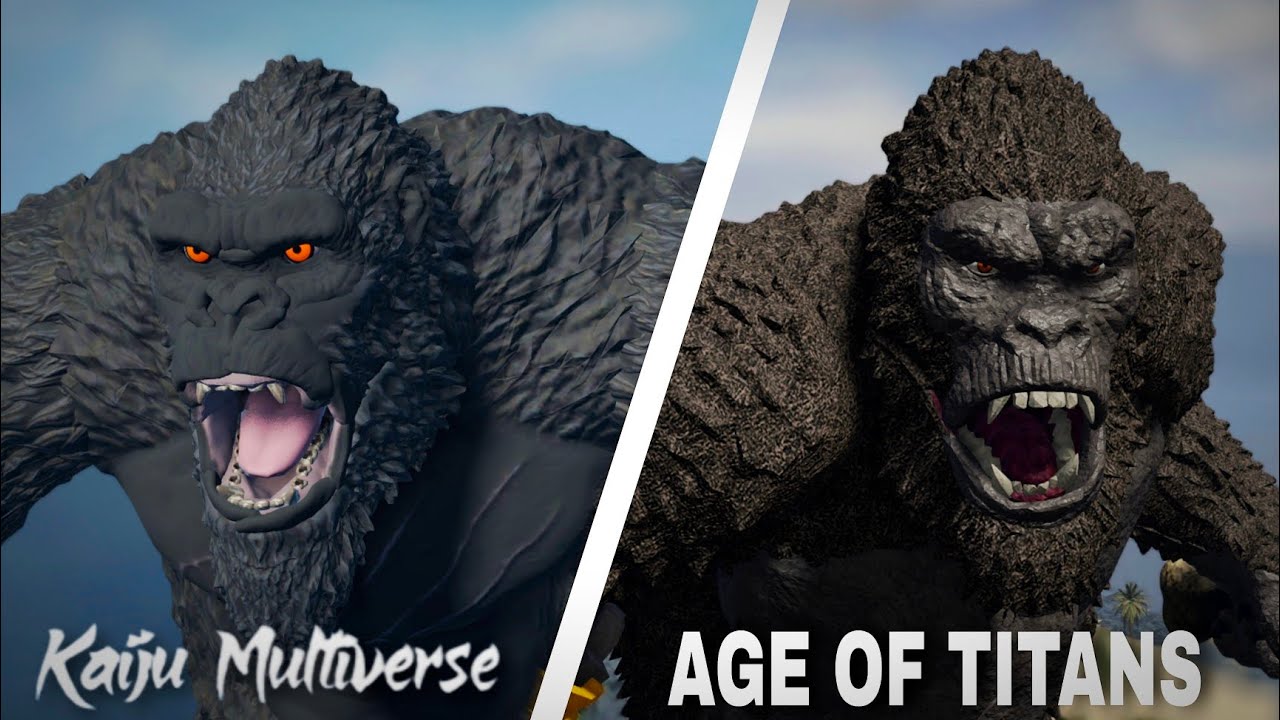 KONG Comparison! | Kaiju Multiverse VS Age of Titans | Roblox 