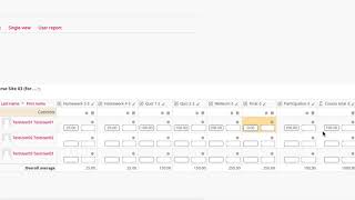Moodle 3.2 - Check the weighted gradebook calculation