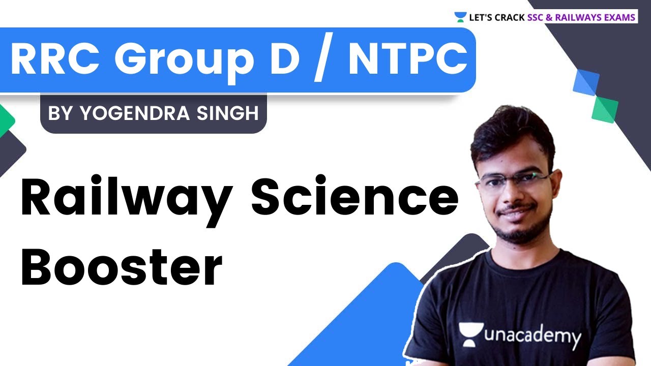 Railways Science Booster | RRC Group D / NTPC | Let's Crack SSC & Railway Exams | Yogendra Singh