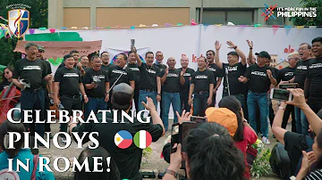 Singing for Pinoys in Rome! | John Van De Steen Male Choir MISSION TO ITALY | Ep. 3