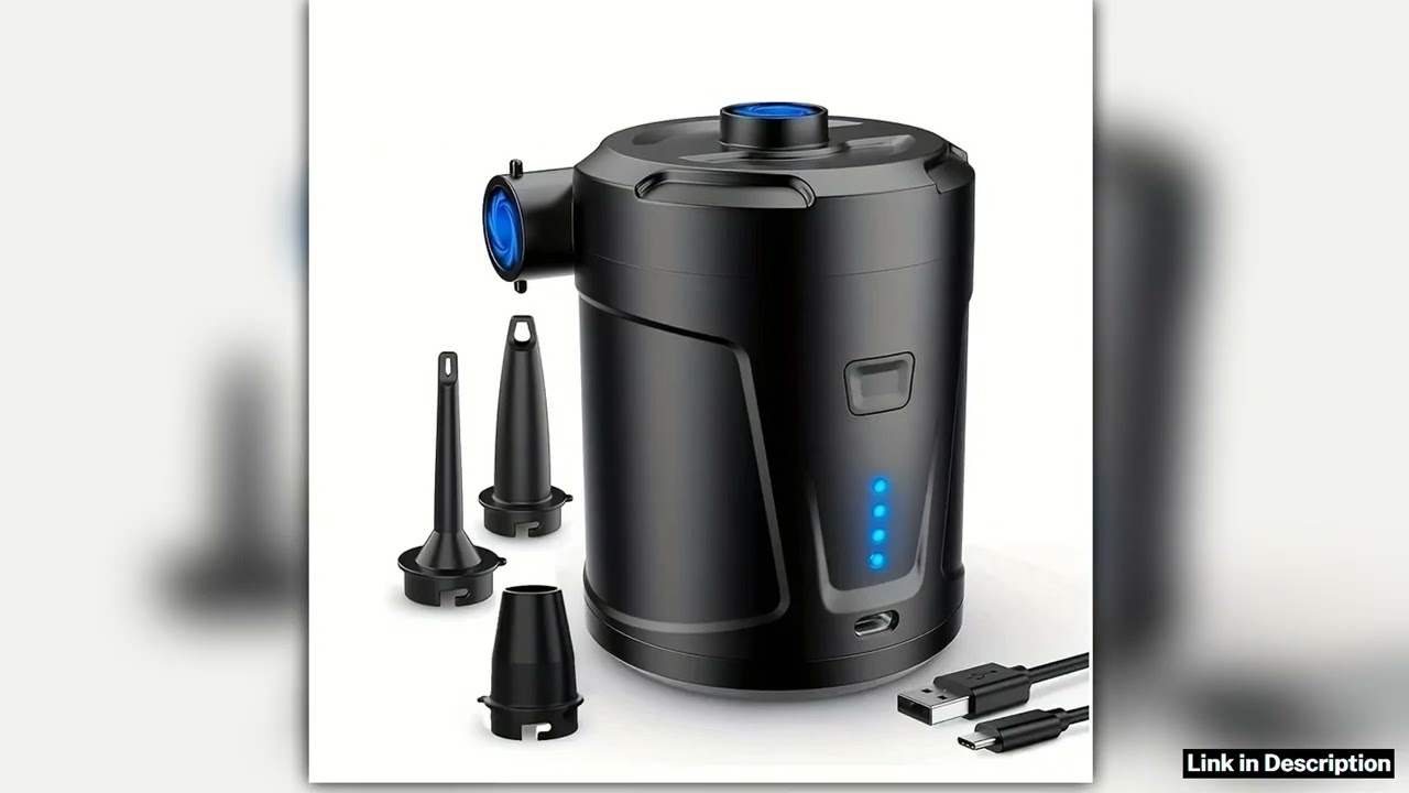 Portable air pump outdoor camping air mattress swimming pool swimming ring inflatable sofa air