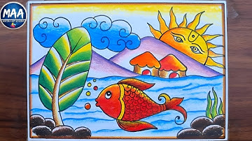 Chitra sanyojan drawing | ચિત્ર સંયોજન પ્રાથમિક/ માધ્યમિક ચિત્ર પરીક્ષા | Drawing School compitition