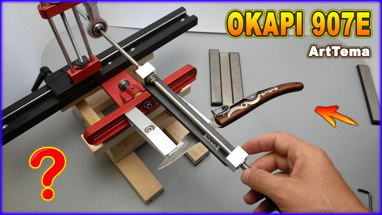 KNIFE SHARPENING | Collection knife OKAPI 907E - YouTube