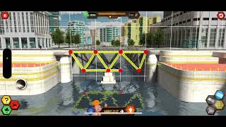 Bridge construction normal mode LEVEL 2 - IOS gameplay walkthrough #IOS #gameplay #play