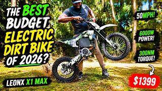 BEST Budget Electric Dirt Bike of 2026? | Leonx X1 MAX Amp Review