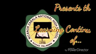 Nicanor Zabala NHS Learning Continuity Plan SY 2020-2021 Profile