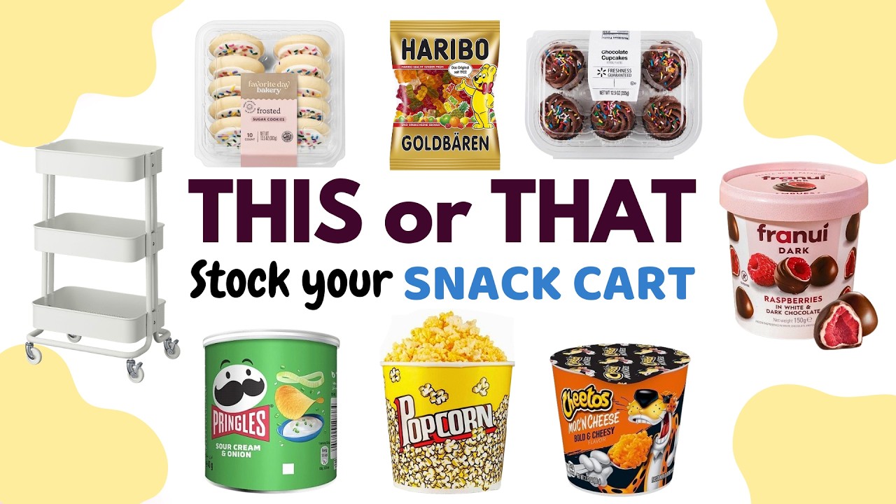 Наполните тележку с закусками своей мечты 🍟🛒✨| ЭТО или ТО