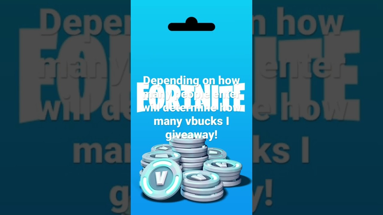 Vbucks giveaway 
