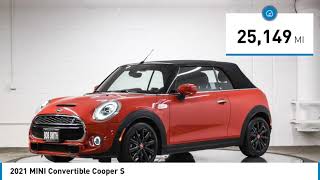 2021 MINI Convertible M3N24033L