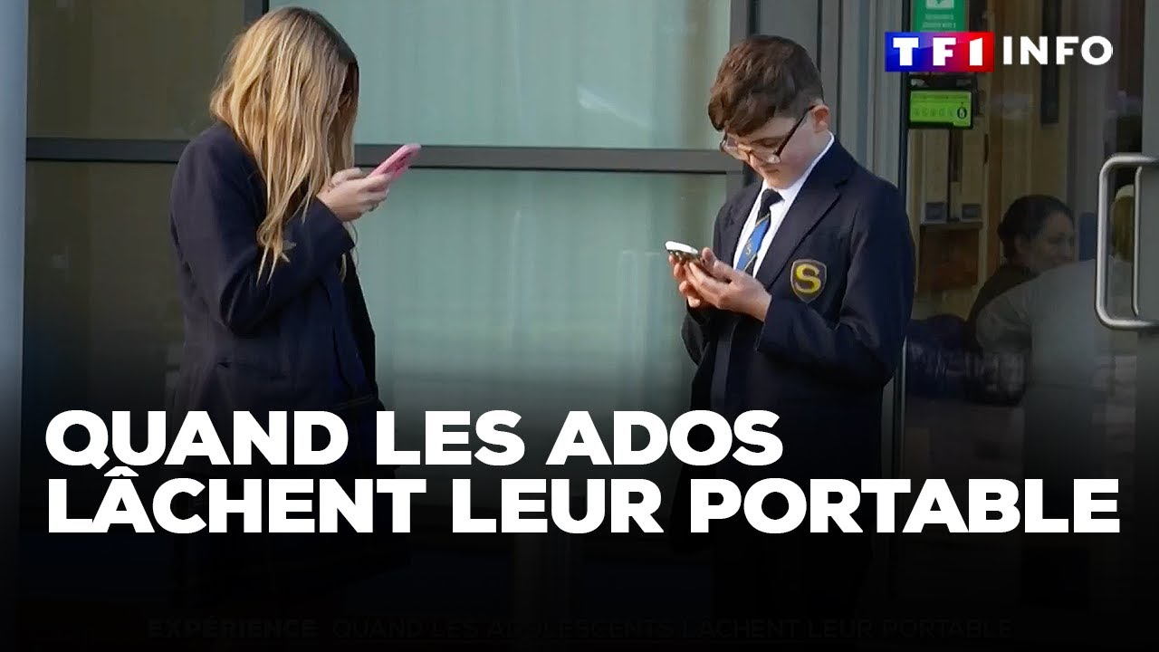 Expérience : quand les adolescents lâchent leur portable｜TF1 INFO