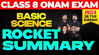 Class 8 Onam Exam Basic Science Full  Chapter Rocket Summary | Eduport