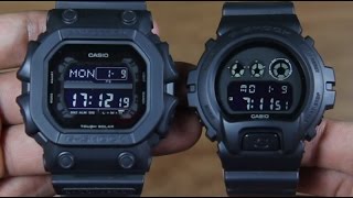 casio g shock gx 56bb 1a vs g shock dw 6900bb 1 bb edition side by side