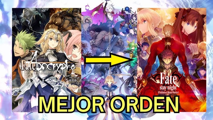 En qué orden ver los animes de Fate