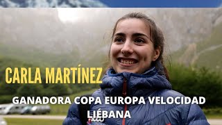 Carla Martínez gana Copa Europa Velocidad de Liébana