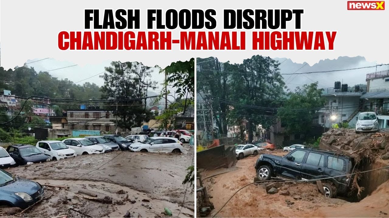 Flash Floods Hit Mandi-Kullu Highway: Connectivity Blocked, No Casualties Reported | NewsX
