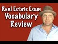 Real Estate Exam Vocabulary Terms You NEED To Know