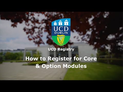 This video shows you how to register to your Core and Option modules in the online registration screen.