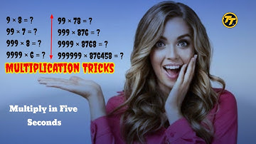 Multiplication Trick | Multiply Any Number By 99, 999, 9999  | Vedic Math Trick 2024