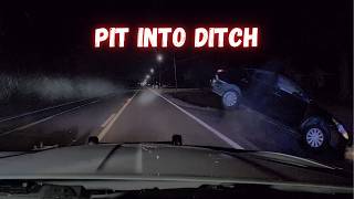 Arkansas State Police pursuit ends w/ PIT MANEUVER into the ditch - Suspect found with drugs #pit