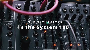 Sub Oscillators in the System 100