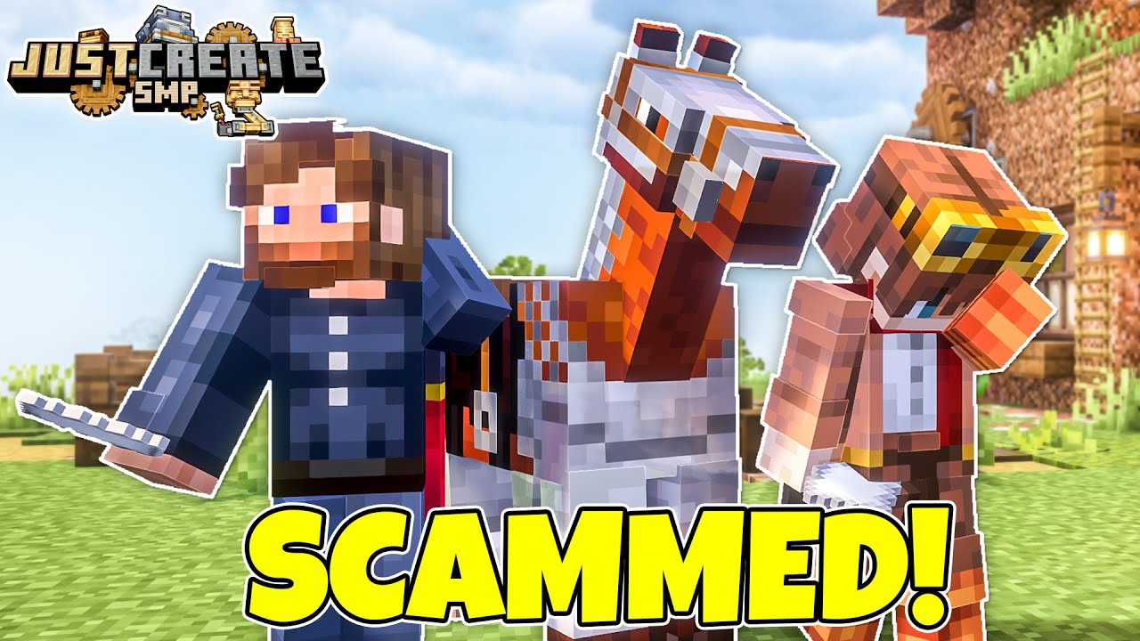 I SCAMMED the SCAMMERS in Minecraft Create Mod [#7] - YouTube