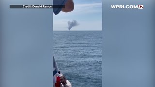 VIDEO NOW: Boat catches fire off Block Island