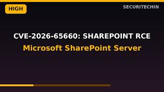 Full CVE-2026-65660: SharePoint Server Code Injection Explained Guide