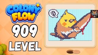 Colony flow Level 909 Walkthrough Solution
