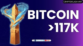 CryptoFlash #97 Bitcoin 117K  🚀 ETF y pompują rynek | Przegląd 1.10.2025