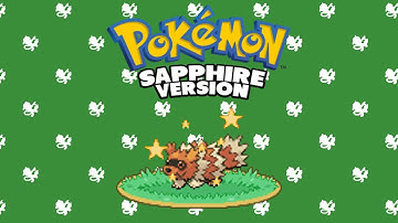 Shiny Zigzagoon after 1544 Encounters in Pokemon Sapphire! (Phase 1 for Ralts)