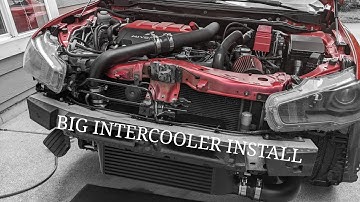 MITCH DORE | How To Install Evo X BIG Intercooler