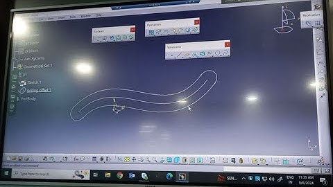 Rolling offset option in Catia V5 surface modeling