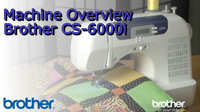 Brother CS 6000i 5 Threading & Winding a Bobbin 