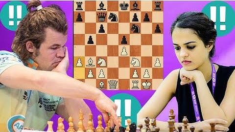 First class Magnus Carlsen vs Tania Sachdev 95