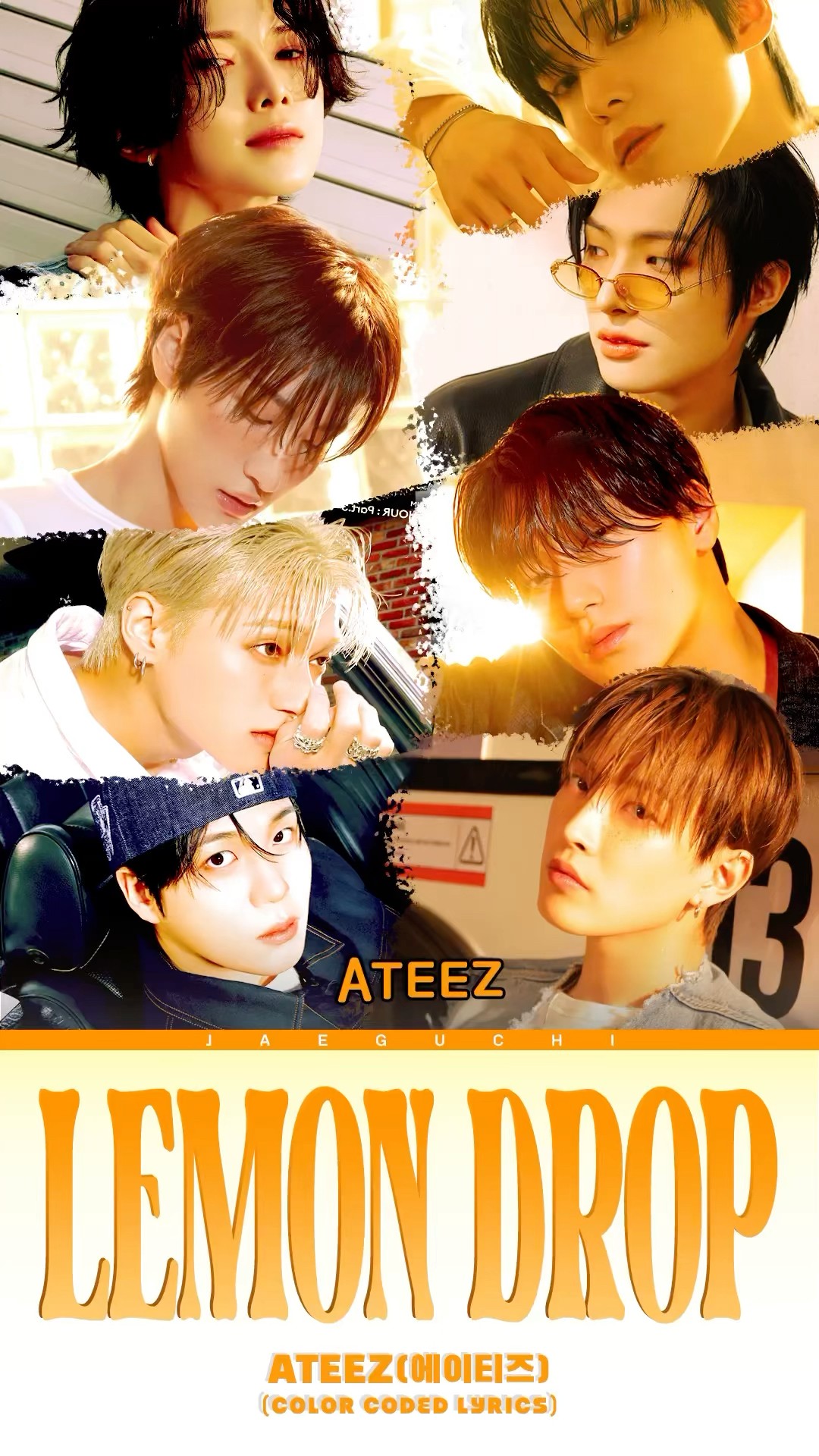 ATEEZ サンコラボ ラキドロ Lemon Drop ATEEZ - Lemon Drop (Speed Up Ver.) Single CD - YUNHO