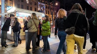 Stockholm, Sweden Crazy Nightlife - Culture Night Event | Night Walk - 4K