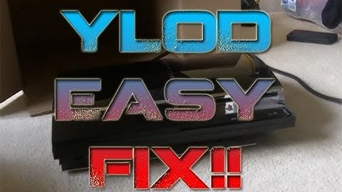 PS3 YLOD Easy Fix!