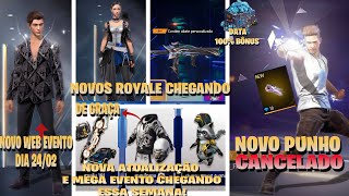 NOVA ATUALIZAÇÃO E MEGA EVENTO CHEGANDO ESSA SEMANA, 100% BÔNUS, SKINS DE GRAÇA,NOVOS EVENTOS E MAIS