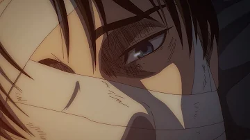 Levi being soft with Hange