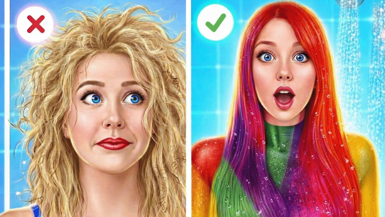 Присоединяйтесь, мы погружаемся в уморительно хаотичный мир управления супердлинными волосами! 💇‍♀️🔥