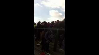 Walsall fans at Yeovil march 2013 singing liquidator