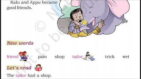 Marigold English Text Book For Class 1 - Lecture 23