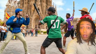 Reacting to Tyler Oliveira Exposing Scammers in Barcelona! | He Gets ATTACKED!