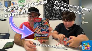 Adventuring to Chaos Rising Pre release event... The new Pokemon Cards early... Exciting!!!